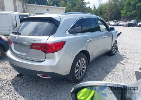 2015 Acura Mdx Technology Package from USA, damaged, VIN 5FRYD4H48FB017451